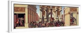 The Story of Lucretia, 1500-Sandro Botticelli-Framed Giclee Print