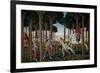 The Story of Nastagio degli Onesti (I), ca. 1483-Sandro Botticelli-Framed Giclee Print