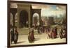 The Story of Papirius, Mid of 1520S-Domenico Beccafumi-Framed Giclee Print