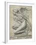 The Story of Psyche: Cupid (Silvered Bronze) (See 198359 and 201279)-Harry Bates-Framed Giclee Print