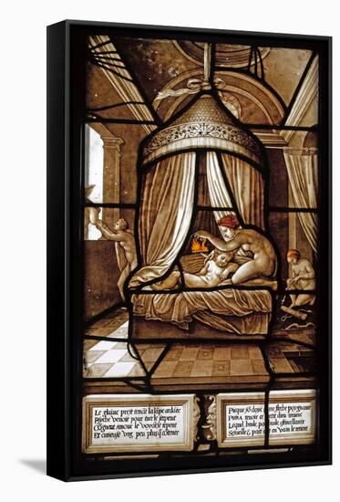 The Story of Psyche (Stained Glass Windo), 1441-1444-null-Framed Stretched Canvas