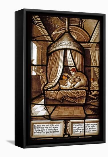 The Story of Psyche (Stained Glass Windo), 1441-1444-null-Framed Stretched Canvas