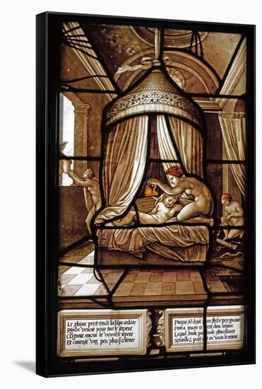 The Story of Psyche (Stained Glass Windo), 1441-1444-null-Framed Stretched Canvas