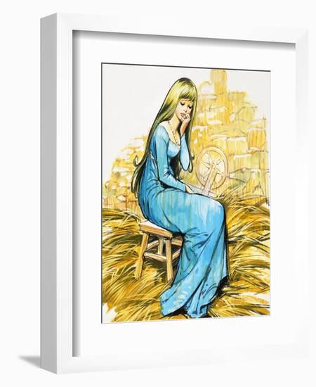 The Story of Rumpelstiltskin-Jesus Blasco-Framed Giclee Print