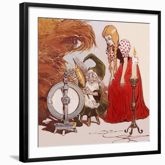 The Story of Rumpelstiltskin-Jesus Blasco-Framed Giclee Print