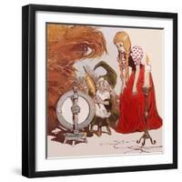 The Story of Rumpelstiltskin-Jesus Blasco-Framed Giclee Print