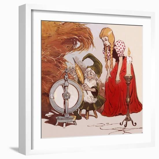 The Story of Rumpelstiltskin-Jesus Blasco-Framed Giclee Print