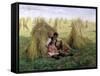 The Story of Ruth and Boaz, 1894-Frank Topham-Framed Stretched Canvas