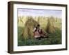 The Story of Ruth and Boaz, 1894-Frank Topham-Framed Giclee Print