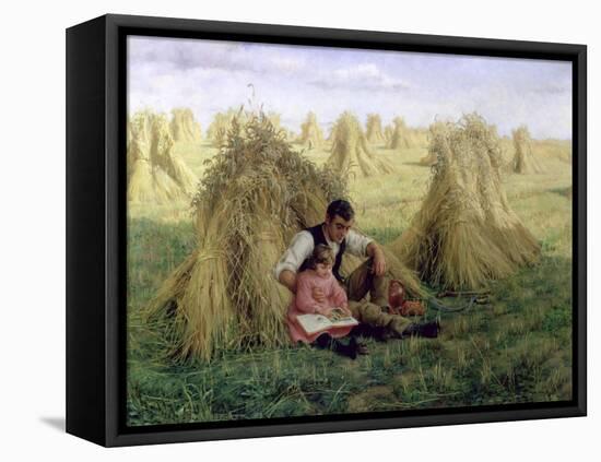 The Story of Ruth and Boaz, 1894-Frank Topham-Framed Stretched Canvas