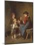 The Story of Saint Nicholas (Painting)-Franz Von Defregger-Mounted Giclee Print