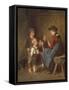 The Story of Saint Nicholas (Painting)-Franz Von Defregger-Framed Stretched Canvas