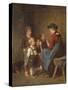 The Story of Saint Nicholas (Painting)-Franz Von Defregger-Stretched Canvas