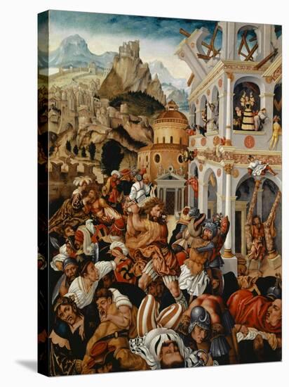 The Story of Samson, C.1525-1530-Jorg I Breu-Stretched Canvas