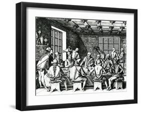 The Story of the Egg of Christopher Columbus (1450-1506) 1585-88-Theodore de Bry-Framed Giclee Print