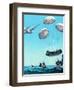 The Story of the Parachute: Sky-Divers of the Future-Ferdinando Tacconi-Framed Giclee Print