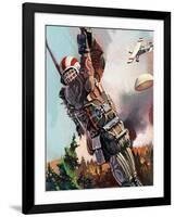 The Story of the Parachute: Sky-Divers of the Future-Ferdinando Tacconi-Framed Giclee Print