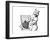 The Story of The Three Bears-Leslie Brooke-Framed Art Print