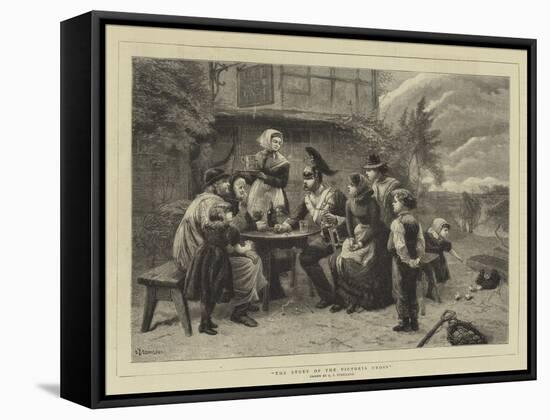 The Story of the Victoria Cross-Charles Joseph Staniland-Framed Stretched Canvas