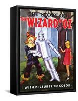 The Story of the Wizard of Oz with Pictures to Color-null-Framed Stretched Canvas