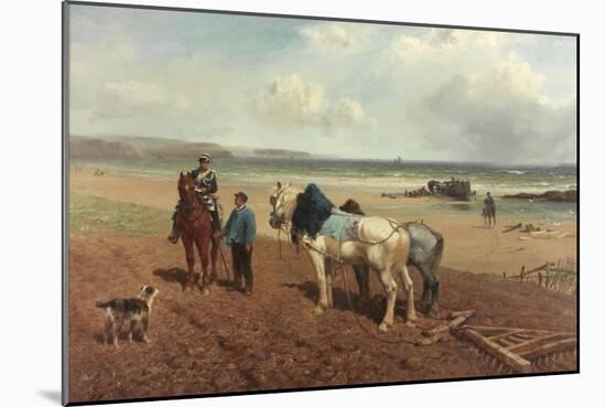 The Story of the Wreck, C.1872-Richard Beavis-Mounted Giclee Print