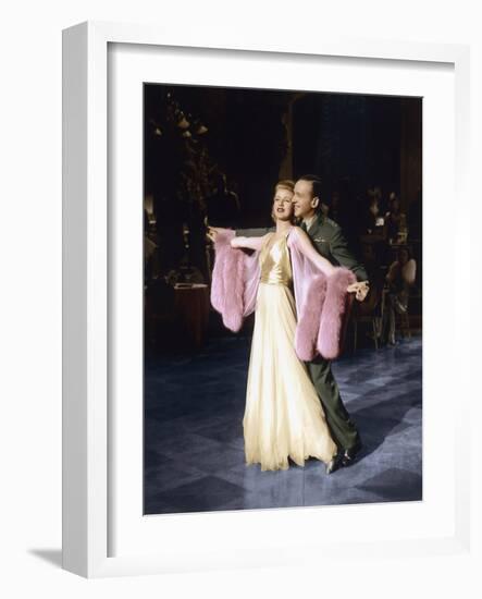 The Story of Vernon and Irene CAstle, (From Left): Ginger Rogers, Fred Astaire, 1939-null-Framed Photo