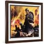 The Story of World War One: No Retreat -- the Battle Call at Verdun-Frank Bellamy-Framed Giclee Print