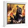 The Story of World War One: No Retreat -- the Battle Call at Verdun-Frank Bellamy-Framed Giclee Print