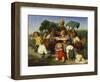 The Story Teller, 1843-Lorens Frolich-Framed Giclee Print