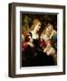 The Storyteller, 1874-Hugues Merle-Framed Giclee Print