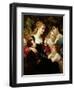 The Storyteller, 1874-Hugues Merle-Framed Giclee Print