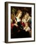 The Storyteller, 1874-Hugues Merle-Framed Giclee Print