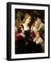 The Storyteller, 1874-Hugues Merle-Framed Giclee Print