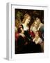 The Storyteller, 1874-Hugues Merle-Framed Giclee Print