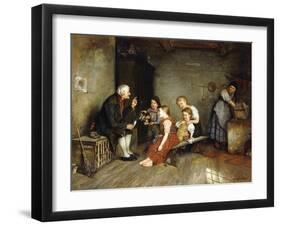 The Storyteller-Lucia Mathilde Gelder-Framed Giclee Print