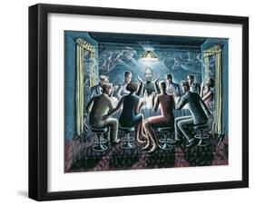 The Storyteller-PJ Crook-Framed Giclee Print