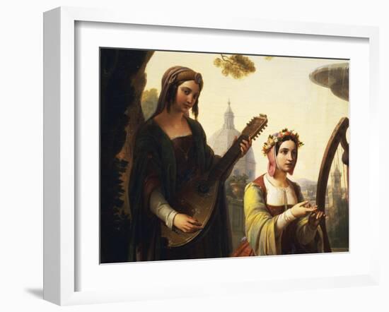 The Storytellers of the Decameron, 1851-Francesco Primaticcio-Framed Giclee Print