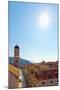 The Stradun (Placa Ulica) and Tower of the Franciscan Monastery-Alan Copson-Mounted Photographic Print