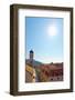 The Stradun (Placa Ulica) and Tower of the Franciscan Monastery-Alan Copson-Framed Photographic Print