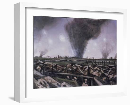 The Strafing, C.1914-Christopher Richard Wynne Nevinson-Framed Giclee Print