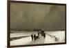 The Stragglers, Snow Effect, 1870-Augustin Pierre Chenu-Framed Giclee Print