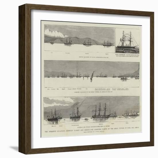 The Strained Relations Between Turkey and Greece-null-Framed Giclee Print