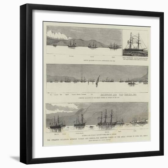 The Strained Relations Between Turkey and Greece-null-Framed Giclee Print