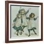 The Strains of Polly Flinders, from 'April Baby's Book of Tunes' 1900-Kate Greenaway-Framed Giclee Print