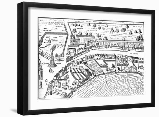 The Strand, 1560-Ralph Aggas-Framed Giclee Print