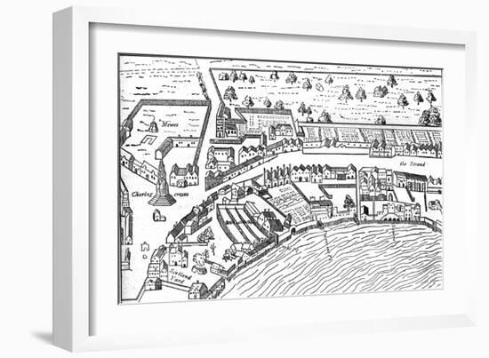 The Strand, 1560-Ralph Aggas-Framed Giclee Print