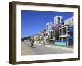 The Strand, Beach Houses, Santa Monica, Los Angeles, California, USA, North America-Wendy Connett-Framed Photographic Print