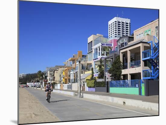 The Strand, Beach Houses, Santa Monica, Los Angeles, California, USA, North America-Wendy Connett-Mounted Photographic Print