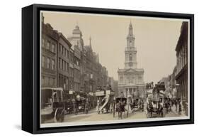 The Strand, C.1880-null-Framed Stretched Canvas