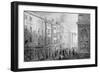 The Strand from the Corner of Villiers Street, 1824-George The Elder Scharf-Framed Giclee Print